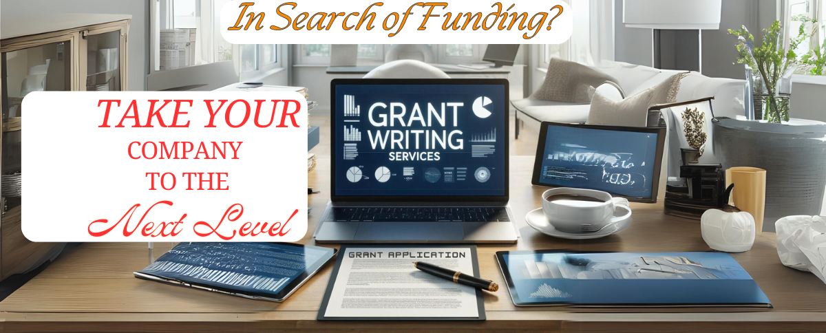 Grant Writing banner by BeUncommon 24-7