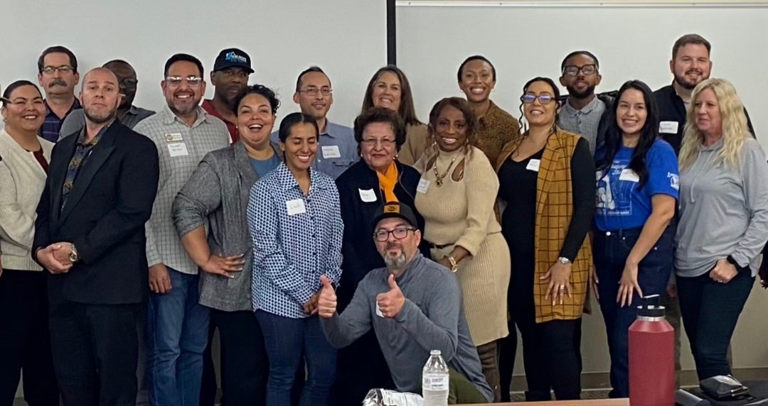 Korey Morris and Cheryl Flowers with the Growth Surge Bootcamp team during a breakout session.